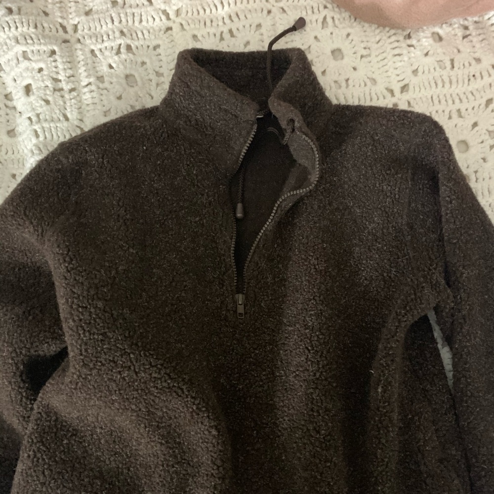 Teddy quarter zip hoodie